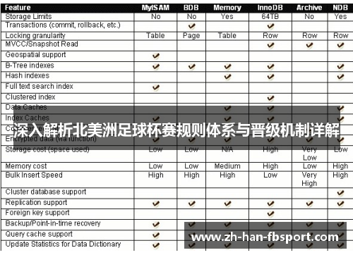深入解析北美洲足球杯赛规则体系与晋级机制详解
