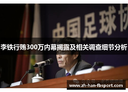 李铁行贿300万内幕揭露及相关调查细节分析 李铁行贿300万内幕揭露及相关调查细节分析